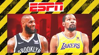 LeBron James TRADED to the Nets for Kevin Durant !! **SHOCKING NBA TRADE BREAKING NEWS** | WOJ ESPN