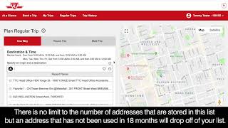 Wheel-Trans: Booking a regular trip