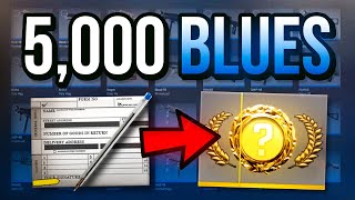 GOLD Trade Up from 5000 Blues... Profit?