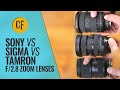 f/2.8 Mark II zoom battle: Sony vs Sigma Vs Tamron 24-70 / 28-75mm comparison