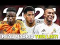 REAL MADRID TIER LIST 24/25 😱 BELLINGHAM HAS WON ME OVER! IS VINI GOAT TIER? I THINK MBAPPE IS...