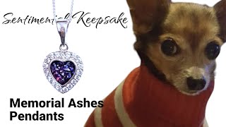 Memorial Cremation Ashes Pendant Necklaces - Sentimental Keepsake