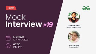 Live Mock Interview | DSA-Based Coding Round