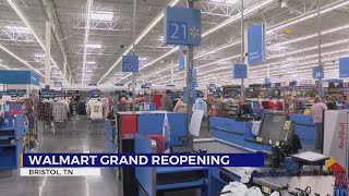 Remodeled Walmart opens in Bristol, Tennessee