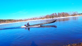 НОВАЯ ЛОДКА ИЗ ПНД СТОИМОСТЬЮ 130 ТР. НЕ ЕДЕТ! МОТОРУ НЕ ХВАТАЕТ ВОДЫ. ПРОДОЛЖАЕМ ИСПЫТЫВАТЬ.