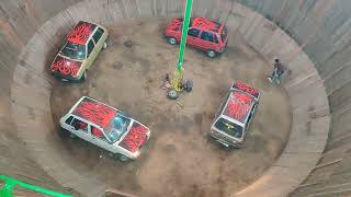 Cars and Bikes Well of Death Stunts @ Hyderabad Numaish / Nampally Exhibition 2024