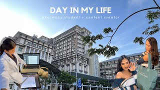 Day in my life | 4th year Pharmacy student + Content Creator