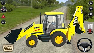 JCB Backhoe Loader Driving - Bus Simulator Indonesia #30 - Android Gameplay
