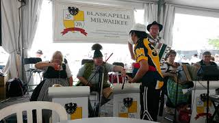 Blaskapelle Milwaukee Performs in Mader's Tent at Germanfest 2019 in Milwaukee, WI