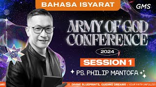 Bahasa Isyarat | AOG Conference 2024 : Sesi 1 (Official GMS Church)