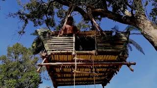 BUILDING A SUSPENDED HOUSE ON THE TREE  ‹ Sobreviventando ›🇺🇸/🇧🇷 ⛏