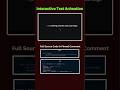 Smooth Text Reveal Animation ✨ HTML CSS JavaScript #shorts