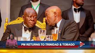 PM Returns To T&T