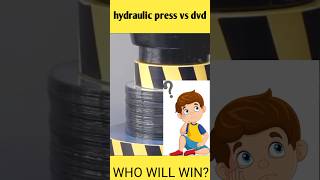 hydraulic press vs dvd || who will win😱 #shorts #fact #factinhindi #youtubeshorts #short #dvd