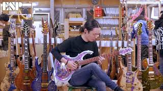 ESP Guitars: 2018 ESP Exhibition Limited EX18-12 FRX-CTM NT [4K]