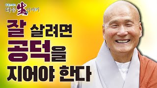 잘 살기 위해서는 공덕을 짓고 베푸는 삶을 살아야 한다 - 동훈스님의 다음 생 이야기 109회