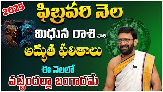 Mithuna Rashi ( Gemini ) Phalalu February 2025 | ఫిబ్రవరి నెల మిధున  రాశి ఫలితాలు  #AstroSyndicate