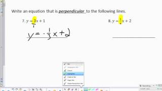 4.5 Parallel and Perpendicular Lines