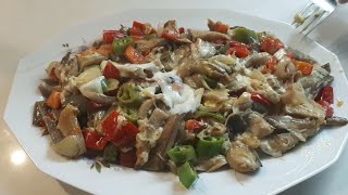 İstiridye Mantarı Nasıl Pişirilir -2- 🍄🍄🍄 (👌Muhteşem Lezzetiyle Mantar Sote-Oyster Mushroom Meal👌)