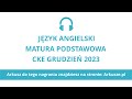 matura próbna grudzień 2023 język angielski podstawowy nagranie