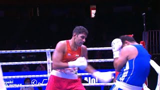 Day 7 (+92kg) NARENDER (IND) vs  QURBONOV Jakhon (TJK) | AIBA WCHs 2021