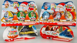 Распаковка старых киндер сюрпризов. Новогодние киндеры. Old Kinder Surprise Unboxing. Christmas