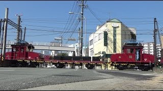 (説明欄に時刻)三井化学専用線 100歳になる大正6年製22t機関車重連による代走(9月9土10日撮影)