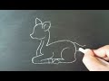 how to draw a deer drawing easy step by step மான் படம் வரைதல்