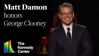 Matt Damon honors George Clooney | 45th Kennedy Center Honors