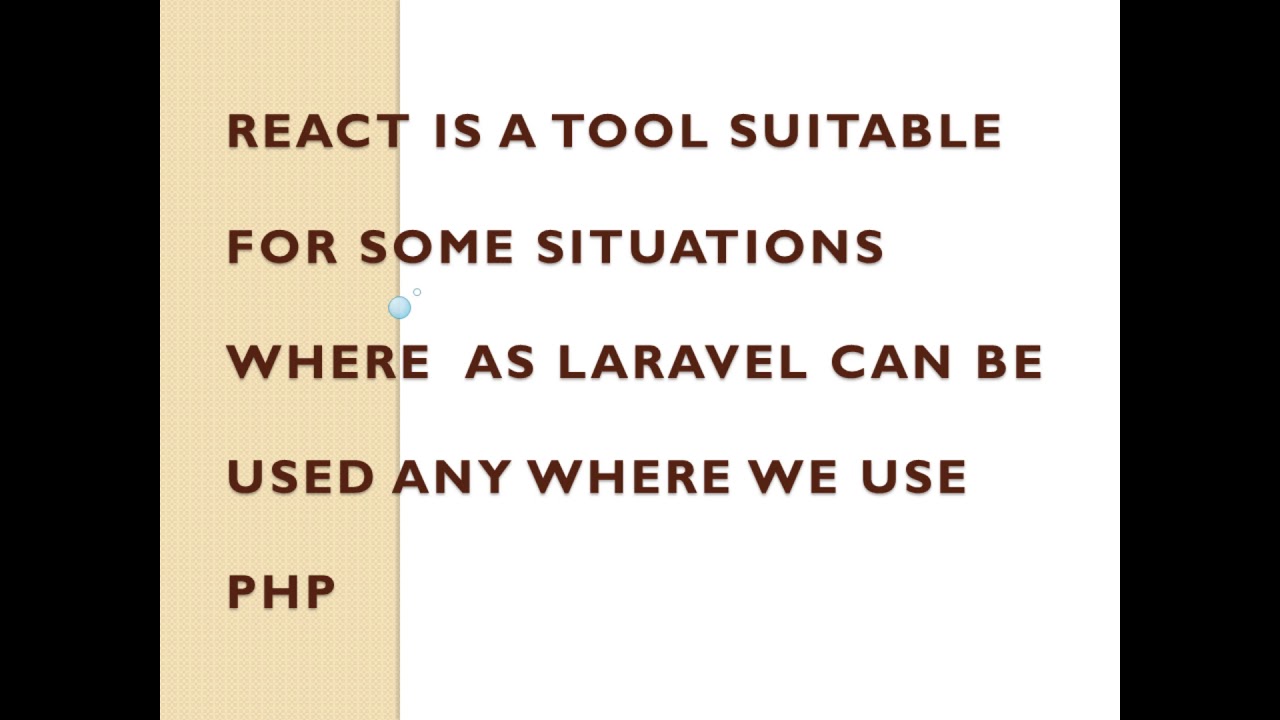 Laravel Vs React Youtube Laravel Vs React Youtube