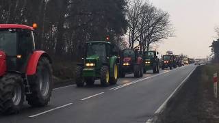 Rolnicy protestują również w Ostrowie