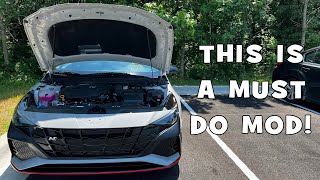 Must Do Mod: Installing Hood Struts on my 2022 Hyundai Elantra N