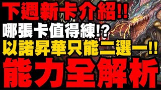 神魔之塔｜十一封新主線『以諾昇華只能二選一？』下週兩張新卡分析！哪張值得練？看完秒懂！｜怒浪觸手・克拉肯、冽風旱雷・帕祖祖｜小許