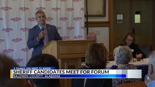 Baldwin County Sheriff's candidates make their case for votes at Eastern Shore forum