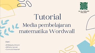 Tutorial membuat media pembelajaran matematika berbasis website WORDWALL (Dijamin langsung bisa!!)