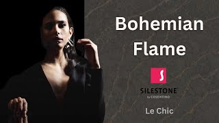 New Silestone Bohemian Flame from Le Chic For Boho Style Kitchens!