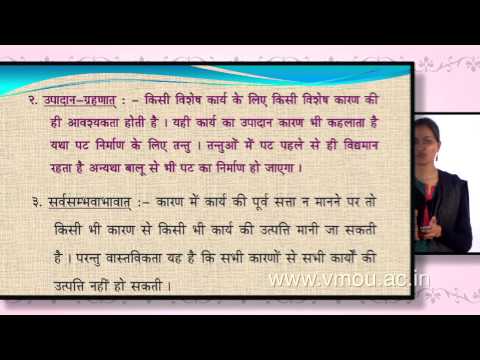 सत्कार्यवाद (संख्यकारिका) सत्कार्यवाद (संख्यकारिका)
