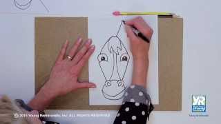 Teaching Kids How to Draw: How to Draw a Cartoon Horse