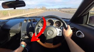 How-To REV MATCH in a NISSAN 350z | BINAURAL AUDIO \u0026 POV DRIVE