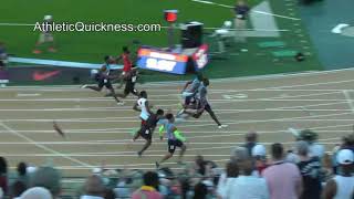 Justin Gatlin 9.95. Mens 100m final USATF 6/23/17 Sacramento California