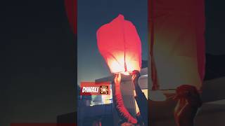 Diwali Parachute Sky Lantern #shortvideo #ytshorts #viral #trending #travel #shorts #fun #diwali