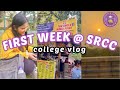 Vlog: First Week of Offline College @ SRCC, Delhi University | SRCC SAGA ep. 16 | Ananya Gupta