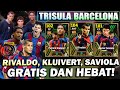 WOW EPIC GRATIS TRISULA BARCELONA! RIVALDO 104, KLUIVERT 102, SAVIOLA 101 BANTAI SEMUA LAWAN! MANTAP