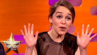 Emilia Clarke Watched Game Of Thrones Nude Scene With Her Parents  - The Graham Norton Show