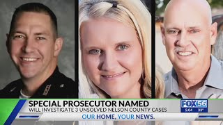 Special prosecutor named to investigate 3 unsolved cases