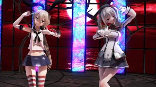 【 MMD艦これ 】鹿島・島風と(秋月型3人)のLADY CRAZY 今回は4K/60fpsにしてみた。