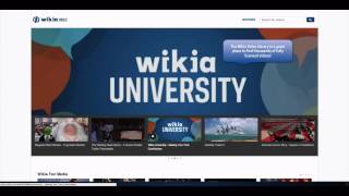 Wikia University - Video and Your Wikia