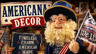 Touring the New Woodstock Country Shoppe: Americana Decor & More