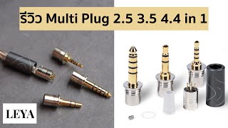 LEYA : รีวิว Multi Plug แจ็คที่สามารถเปลี่ยนหัวได้ 2.5 3.5 4.4 ในตัวเดียว | 4K