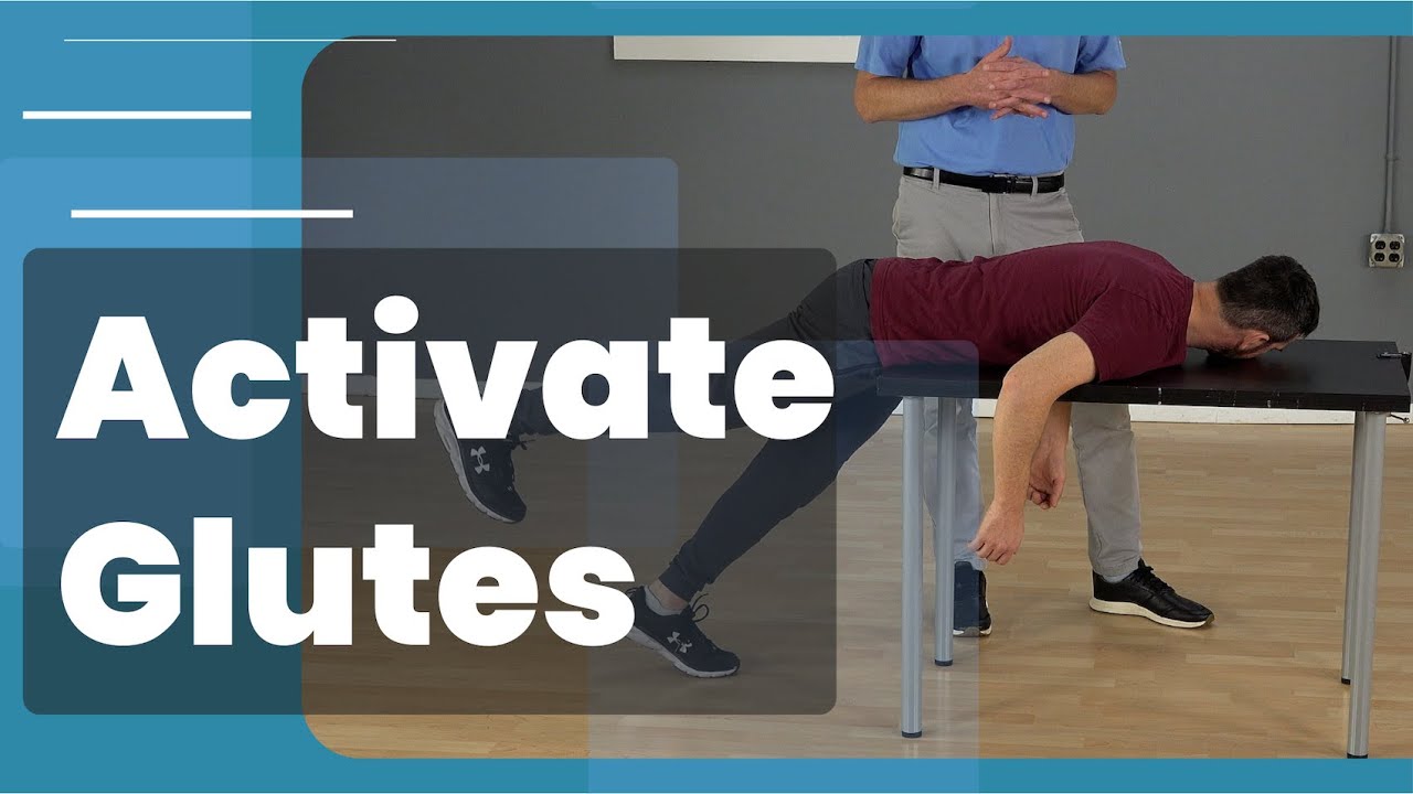 How To Activate Glutes Properly - YouTube